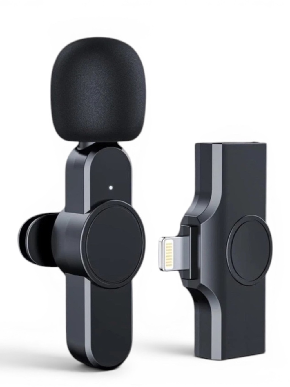 2 Pack Wireless Lavalier Mic for iPhone/iPad Lightning NIB